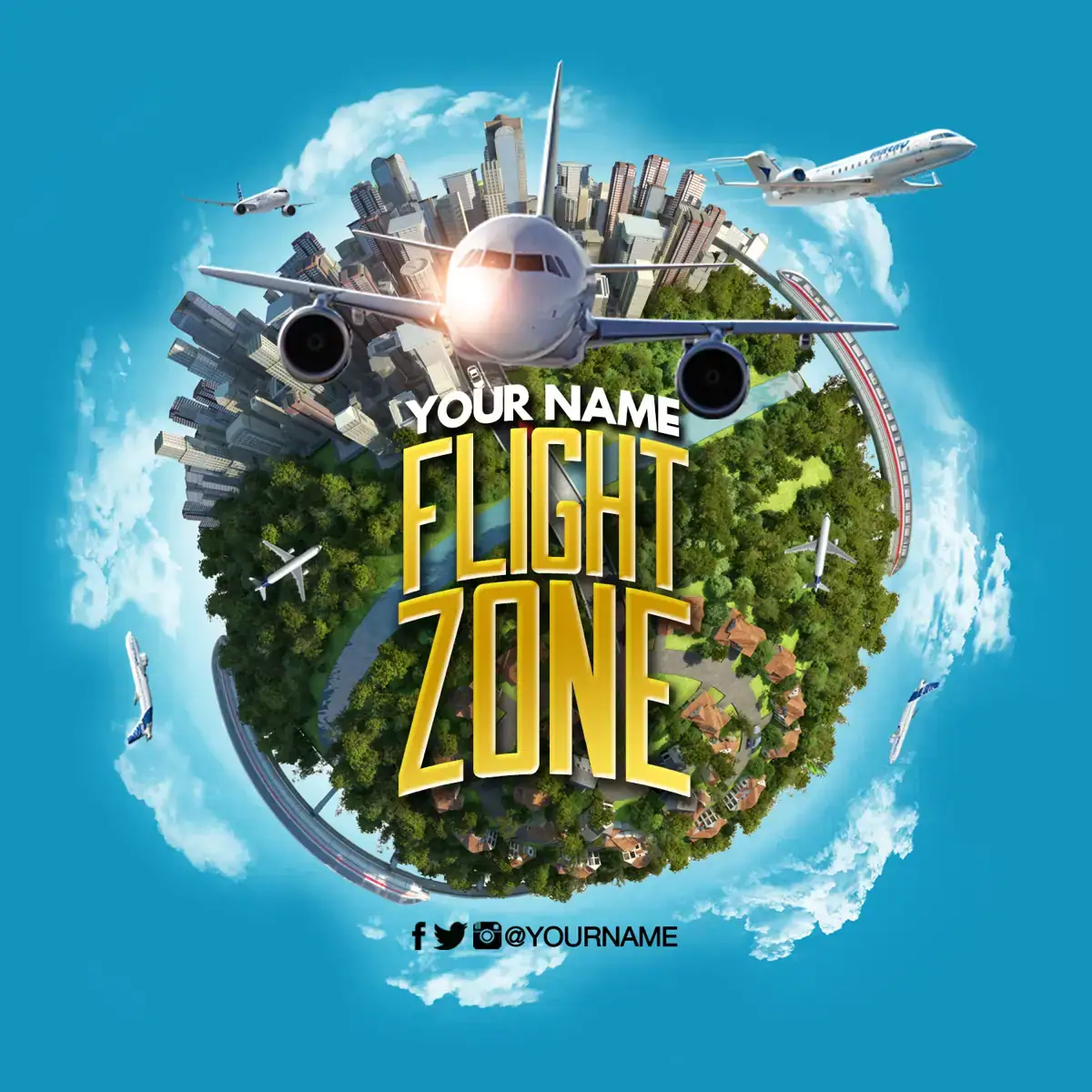 Mixtape Template Flight Zone 5