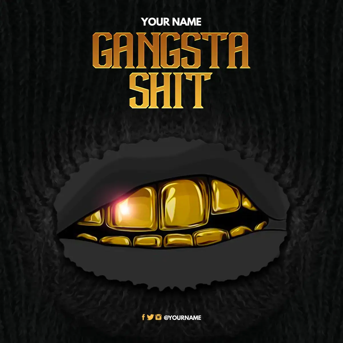 Mixtape Template Gangsta Shit