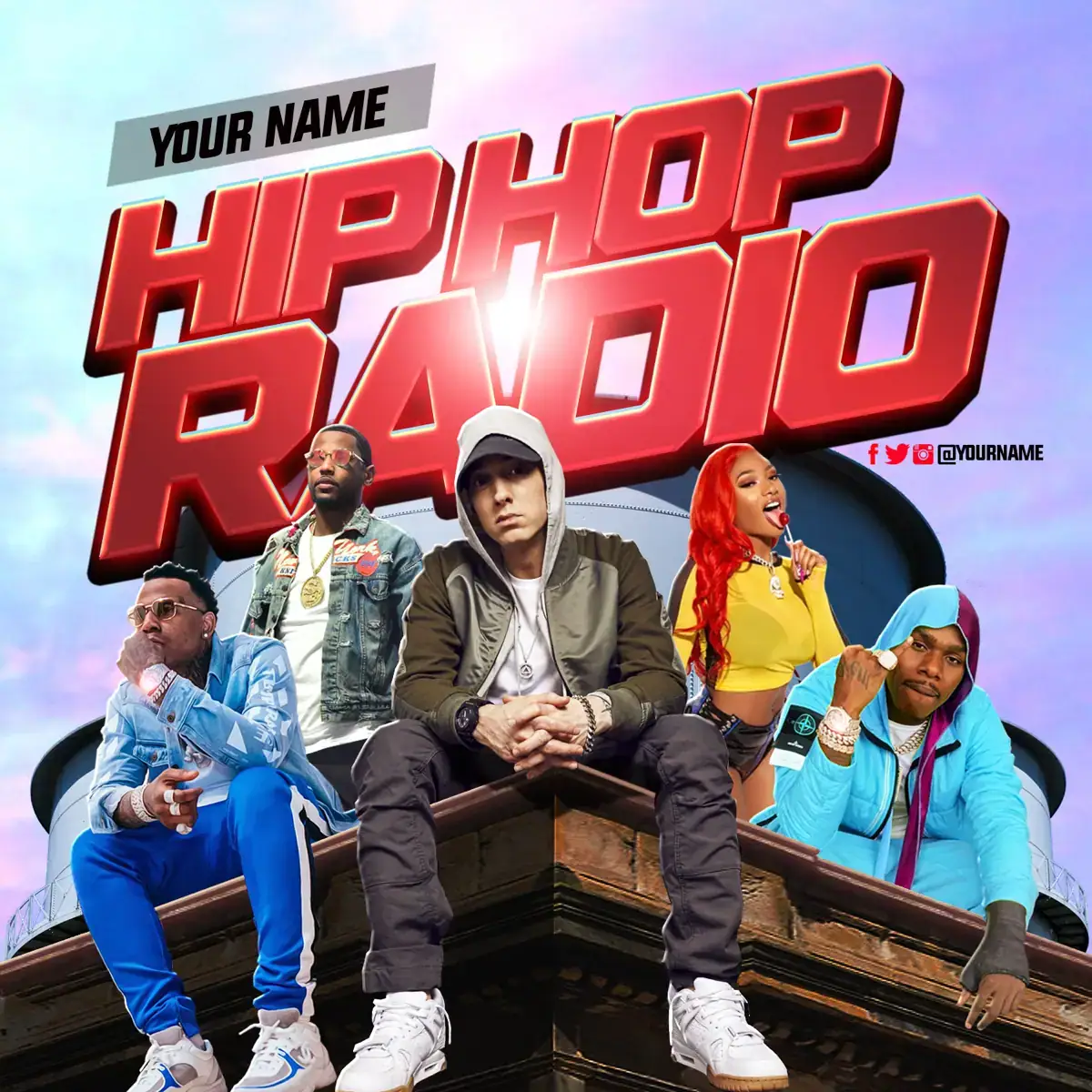 Mixtape Template Hip Hop Radio 104