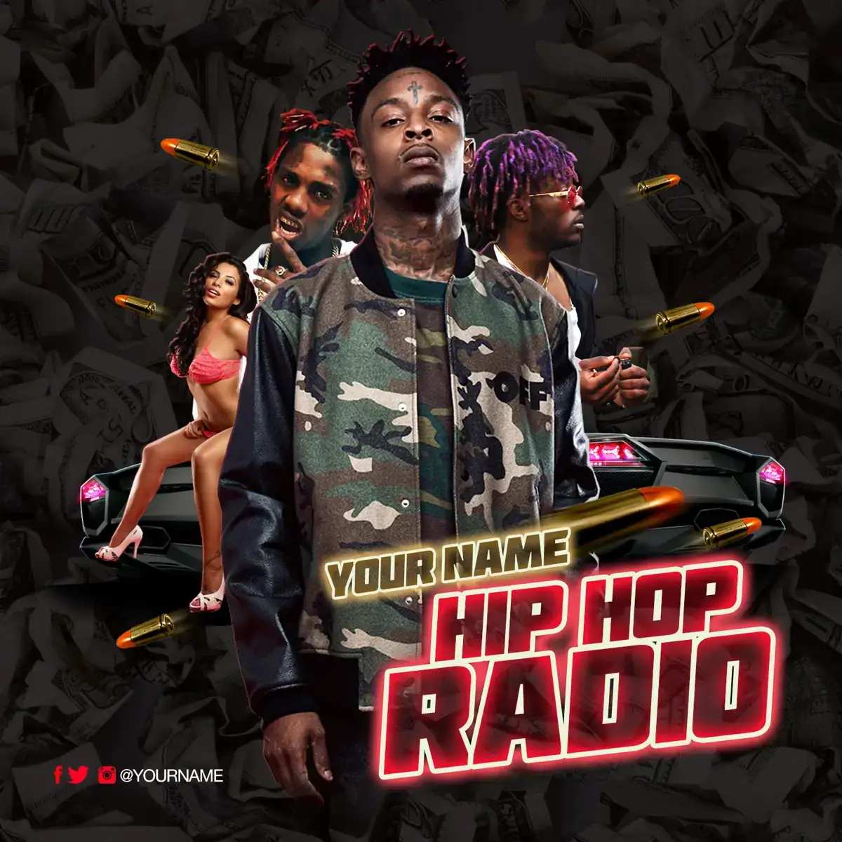 Mixtape Template Hip Hop Radio 55