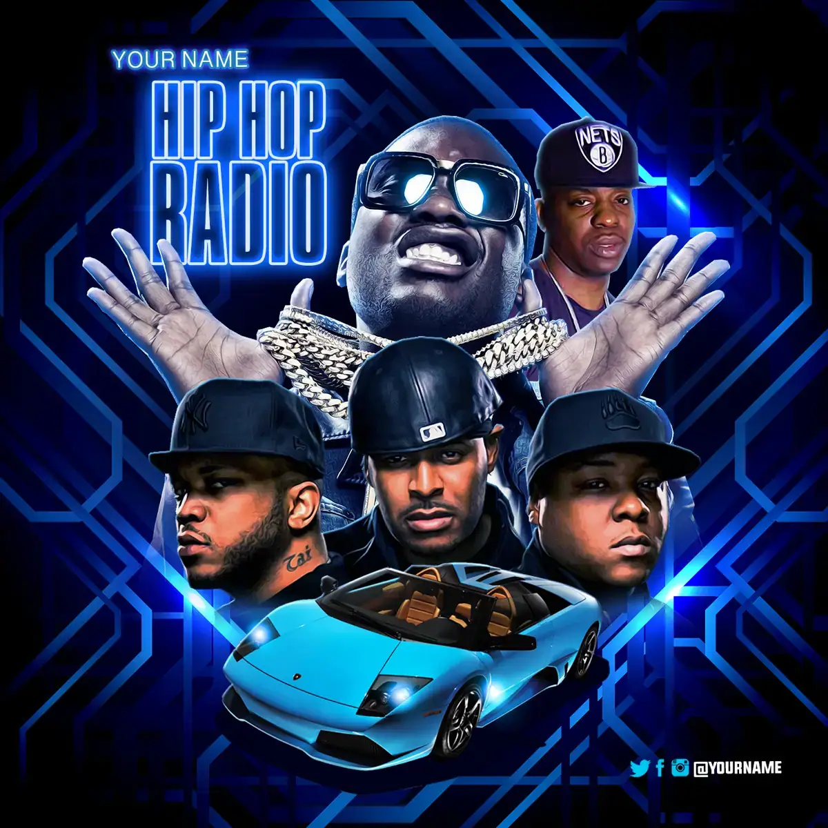 Mixtape Template Hip Hop Radio 99