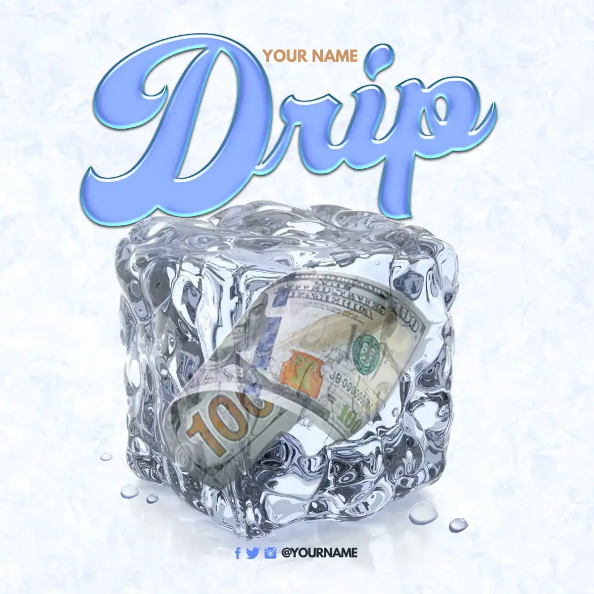 Mixtape Template Ice Drip