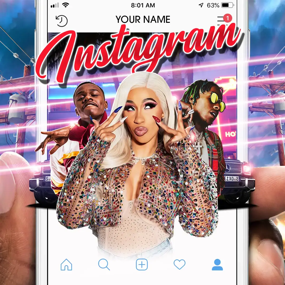 Mixtape Template Instagram