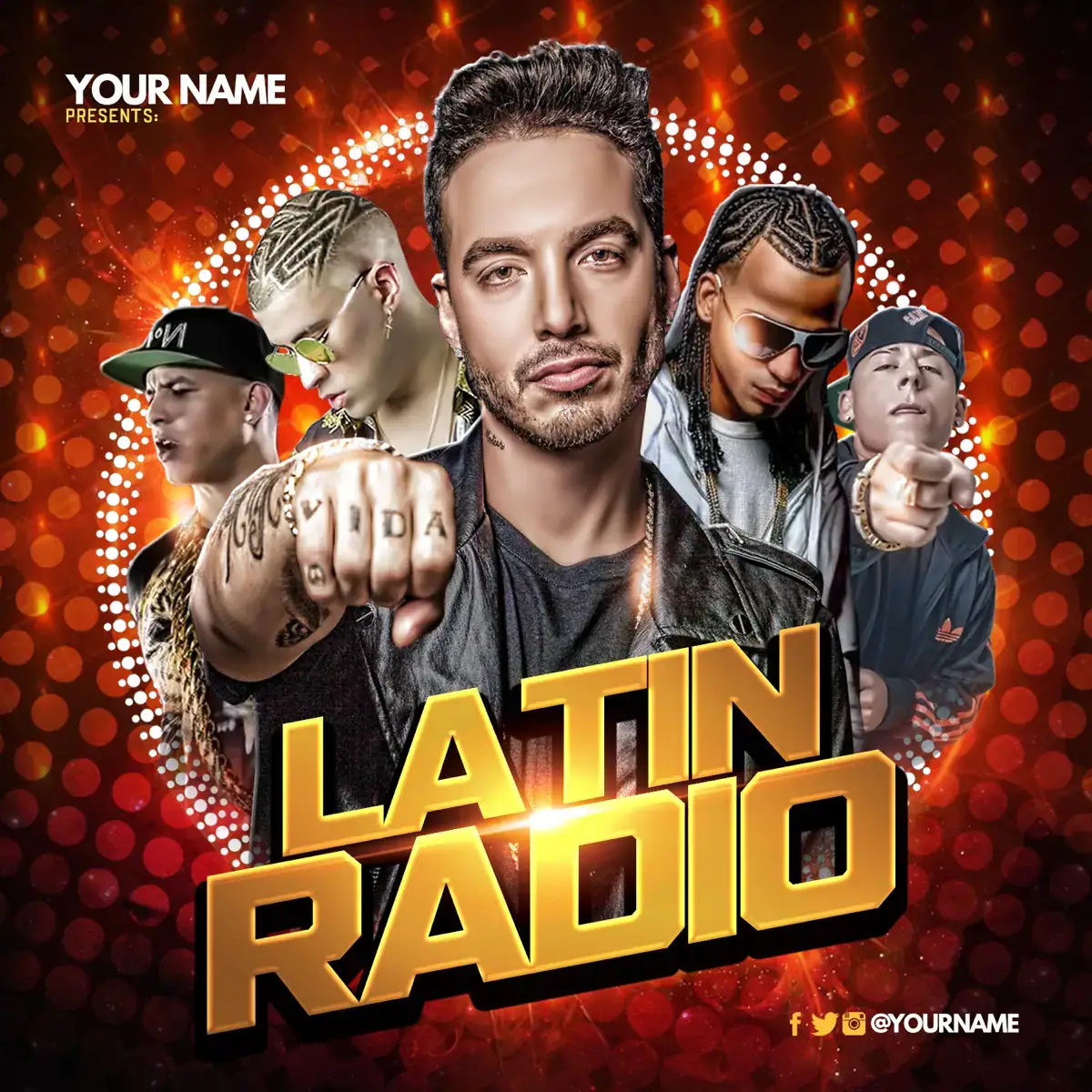 Mixtape Template Latin Radio 18