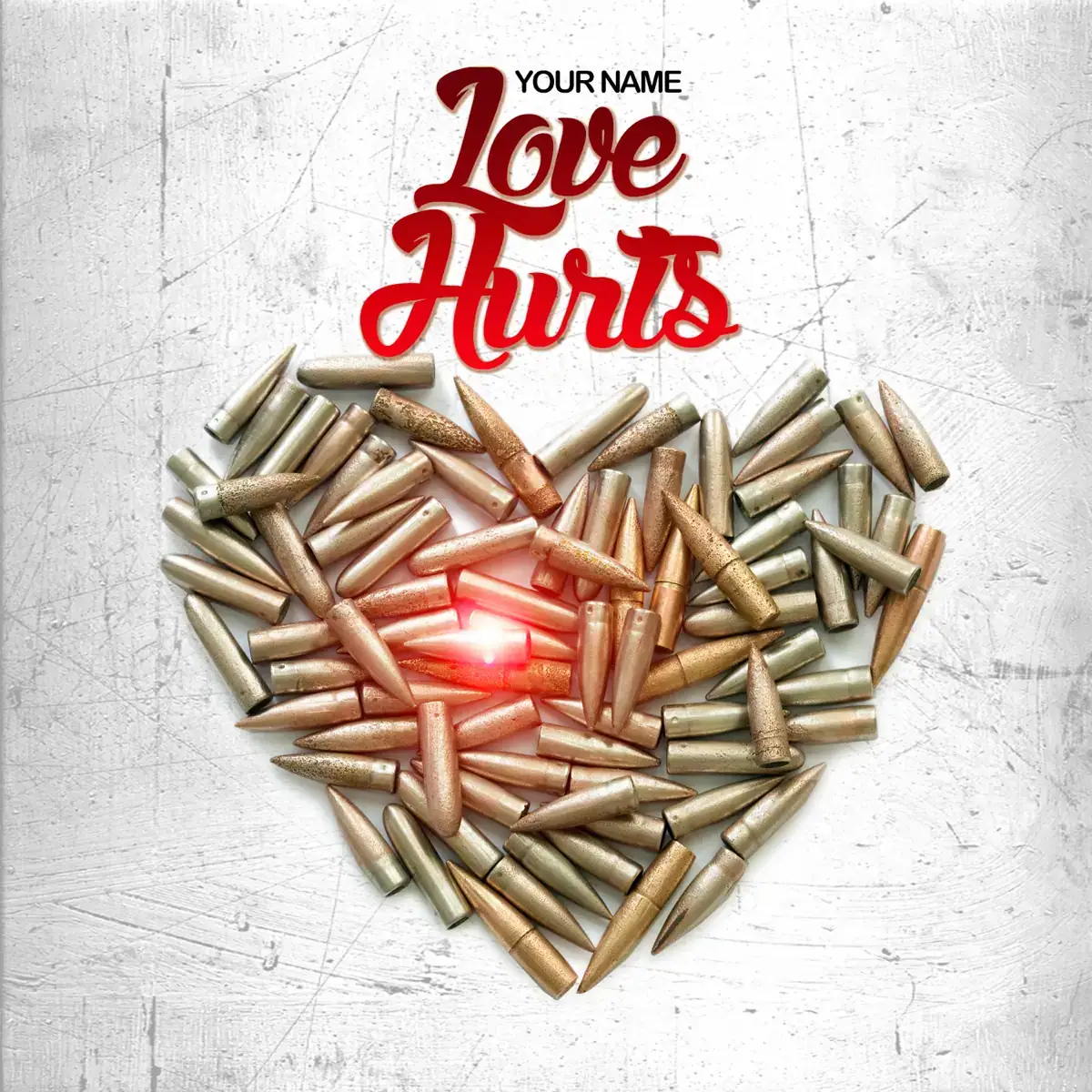 Mixtape Template Love Hurts PSD