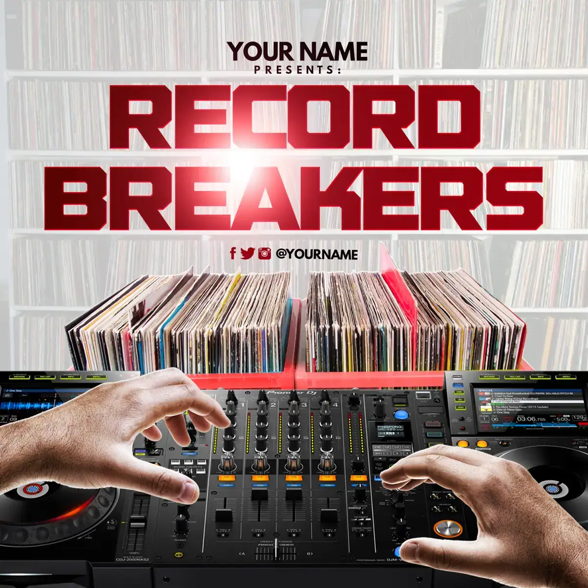 Mixtape Template Record Breakers 3