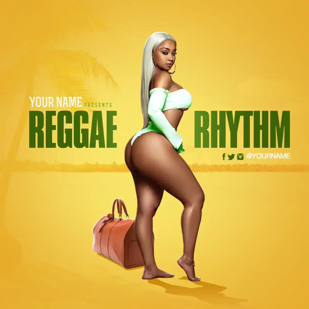 Mixtape Template Reggae Rhythm 4