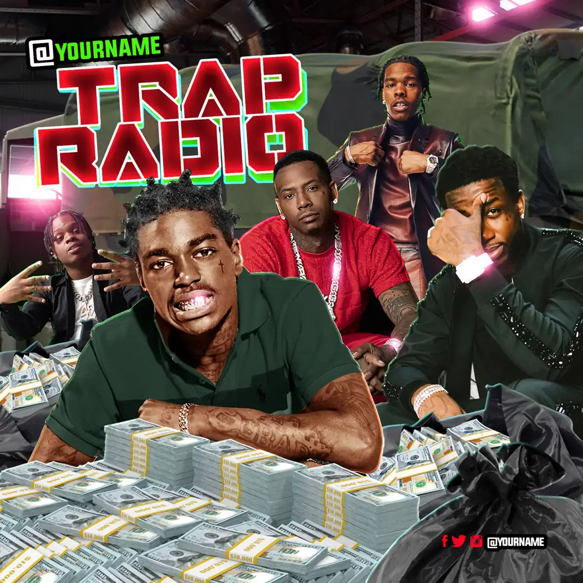 Mixtape Template Trap Radio 12