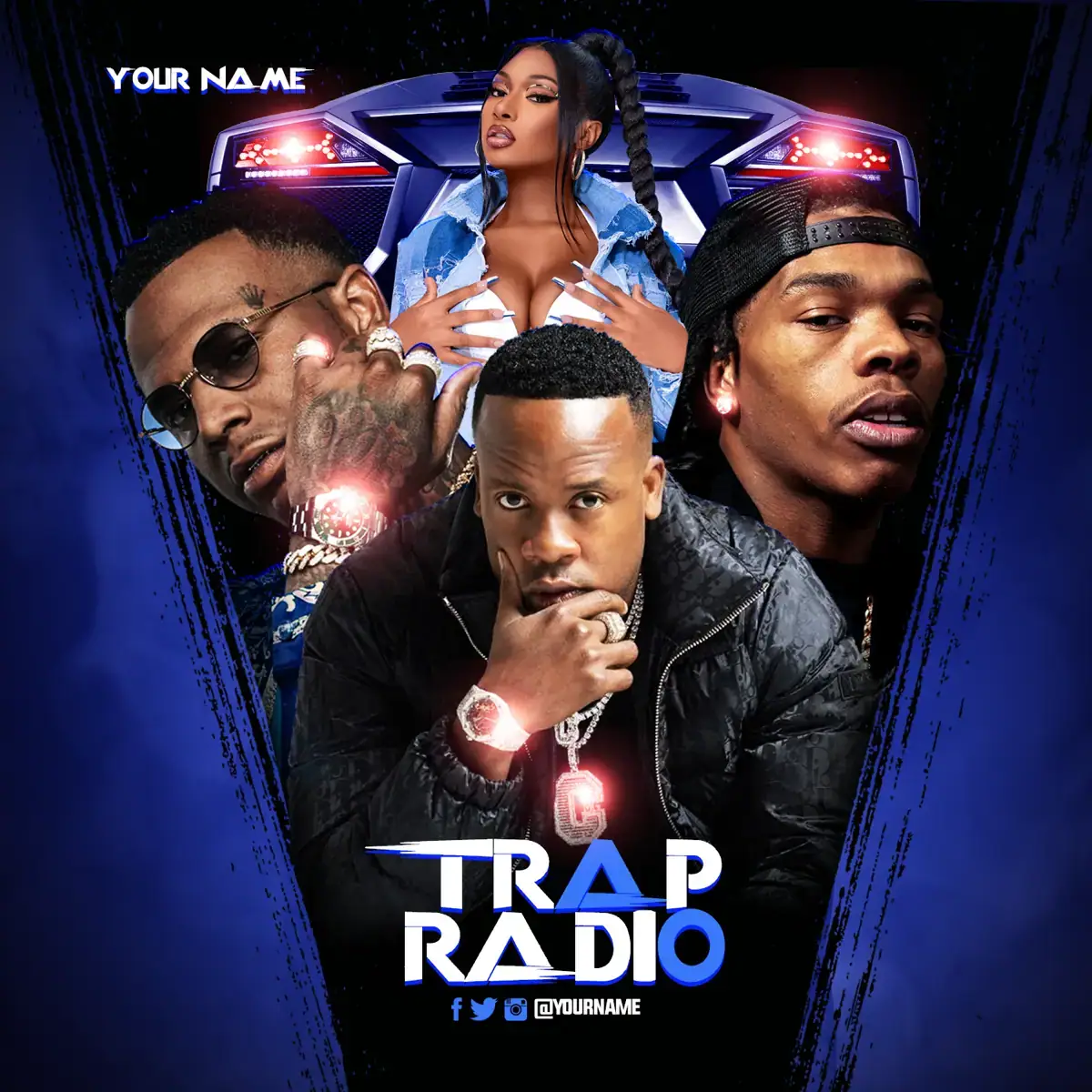 Mixtape Template Trap Radio 13