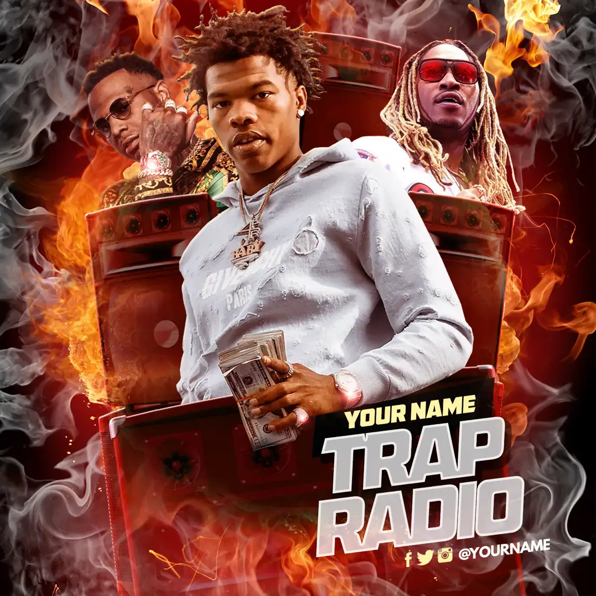 Mixtape Template Trap Radio 7