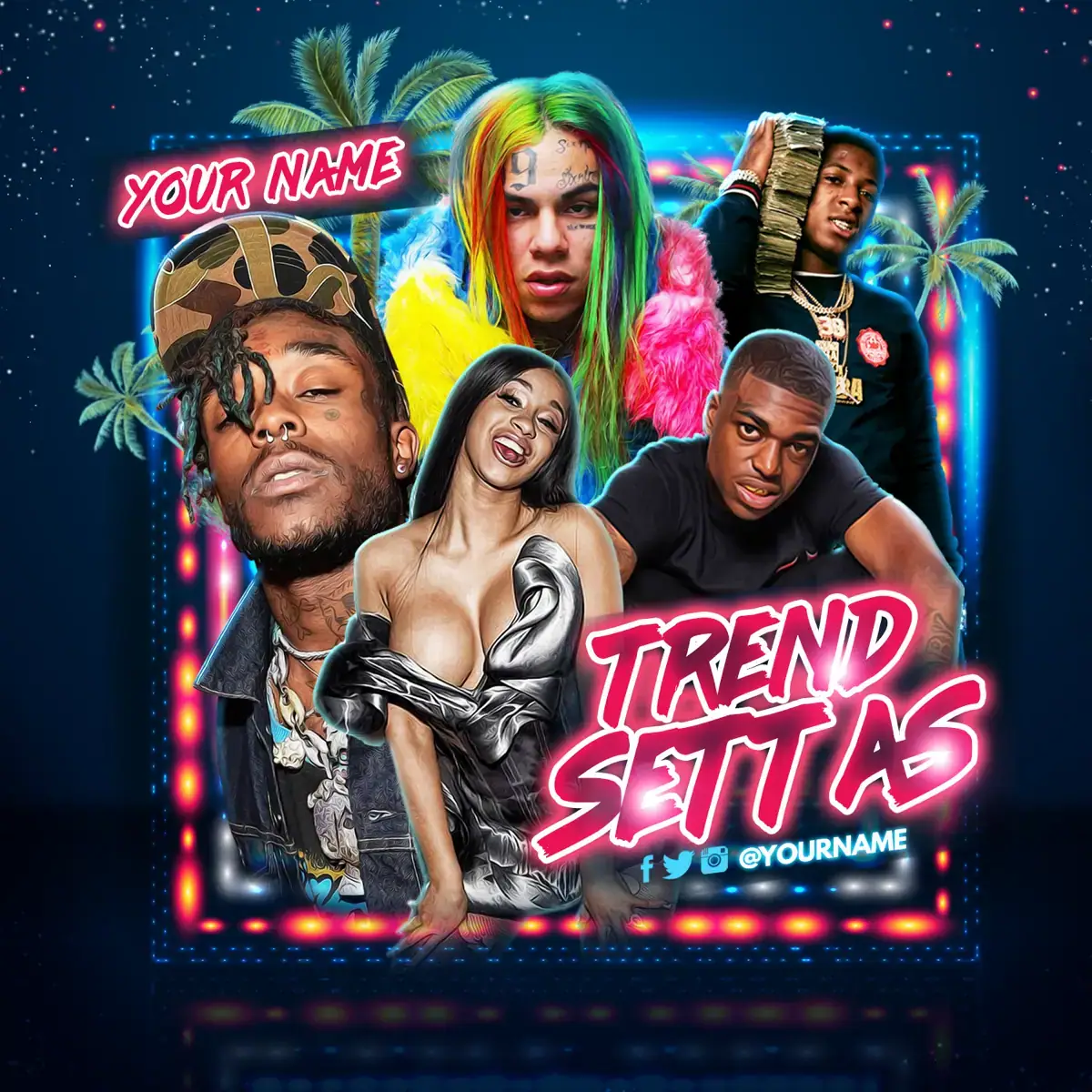 Mixtape Template Trendsettas 2