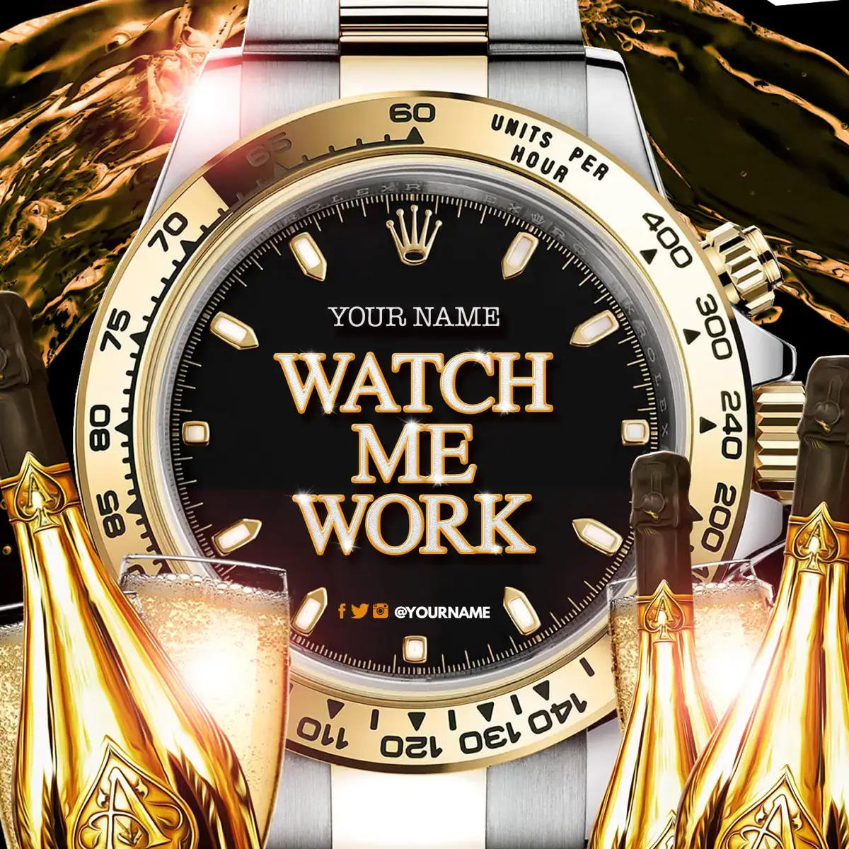 Mixtape Template Watch Me Work 8