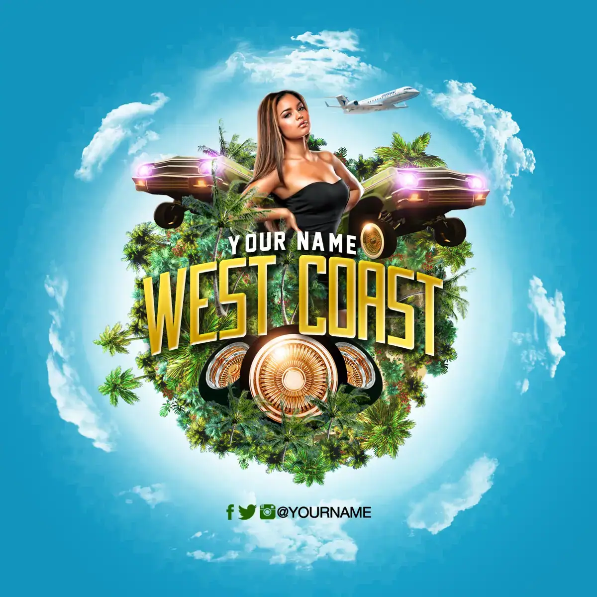 Mixtape Template West Coast 7