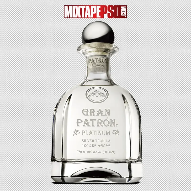 Bottle of Patron Transparent