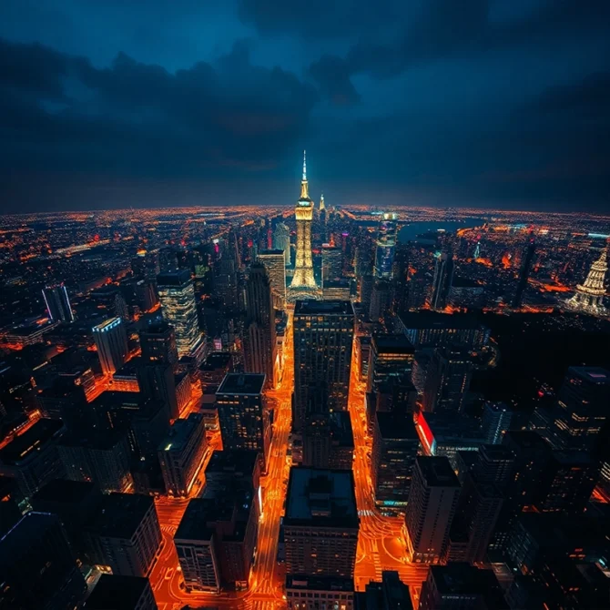 Light Up City from Above 4