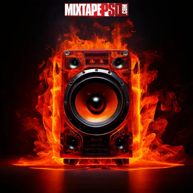 Speaker On Fire 6