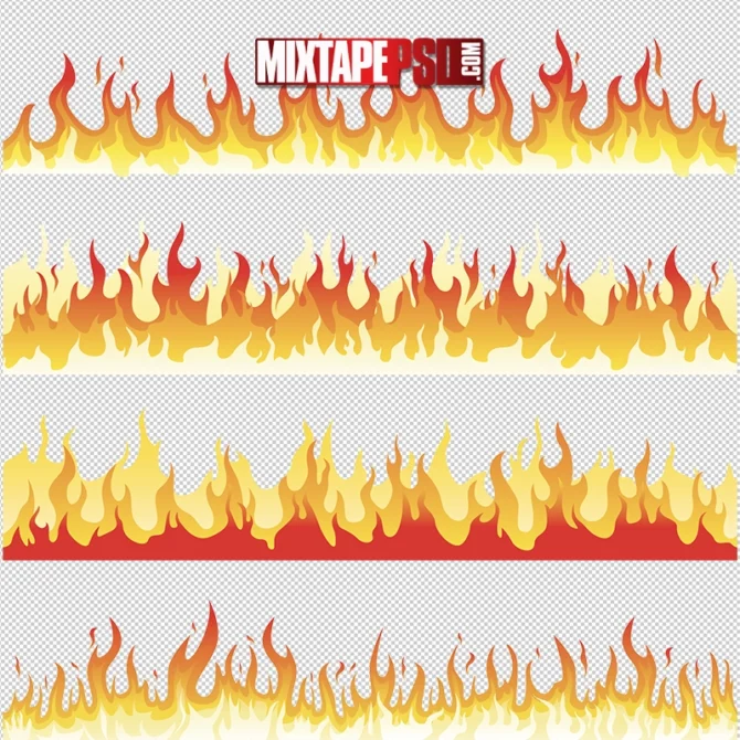 HD Vector Fire Flames Transparent