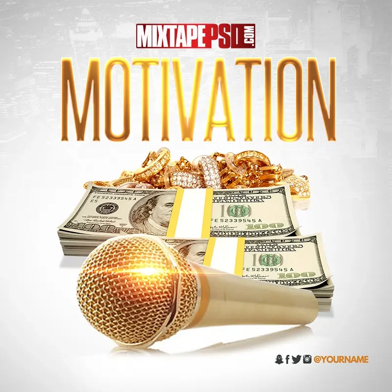Mixtape Cover Template Motivation