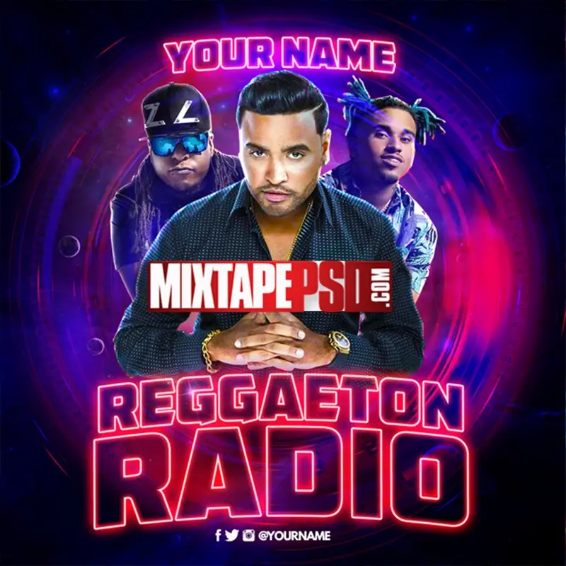 Mixtape Template Reggaeton Radio 16
