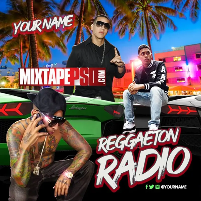 Mixtape Template Reggaeton Radio 17
