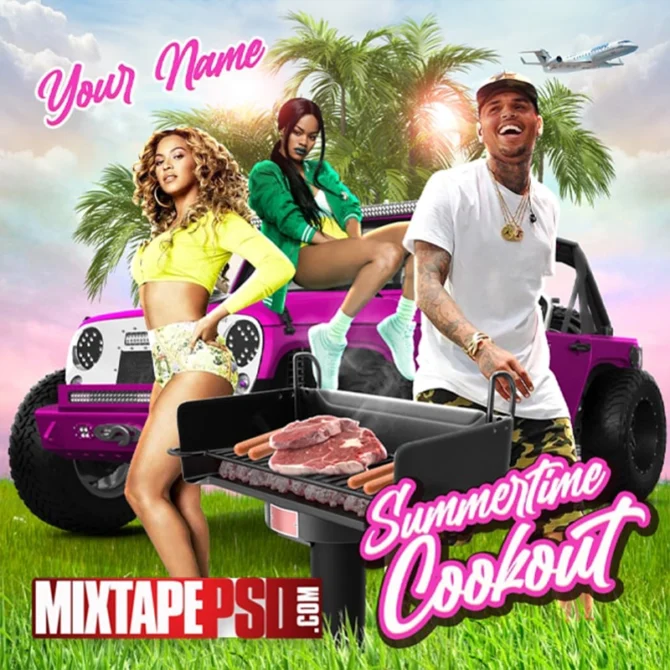 Mixtape Template Summertime Cookout, Album cover art, Album Cover Ideas, Album Cover Maker, Album Covers, Cover Art, Cover Arts, Graphic Design, Graphic Designer, How to Make a Mixtape Cover, Mixtape, Mixtape cover Maker, Mixtape Cover Templates, Mixtape Covers, Mixtape Designers, Mixtape Designs, Mixtape PSD, Mixtape Templates, Mixtapepsd, Mixtapes, Premade Mixtape Covers, Premade Single Covers, PSD, PSD Mixtape