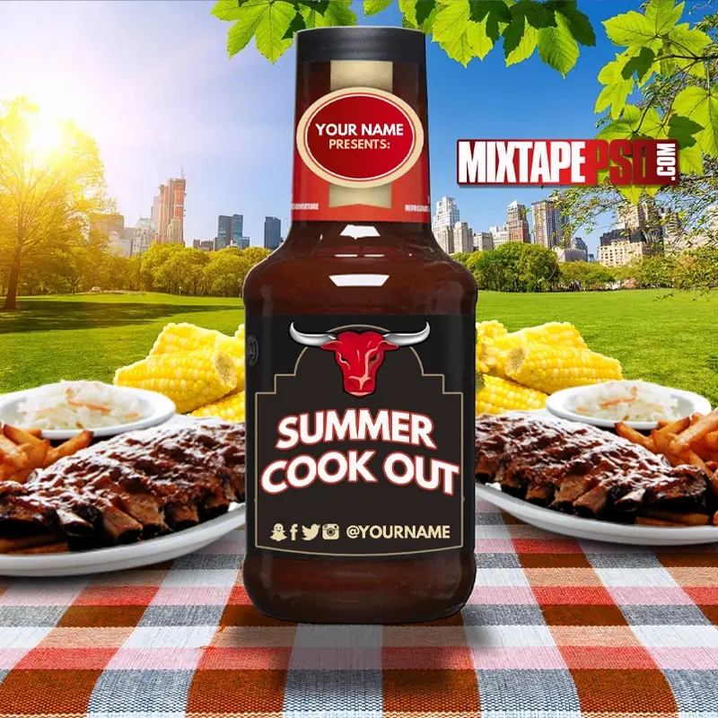 Mixtape Template Summer BBQ Cookout 3