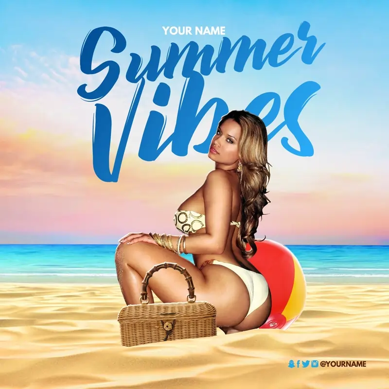 Mixtape Template Summer Vibes