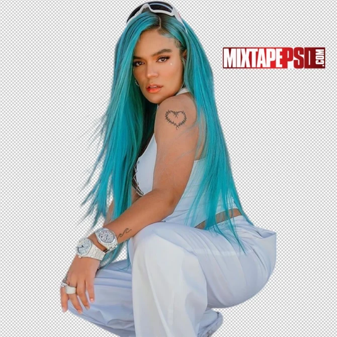 Karol G PNG transparent image for mixtape cover and flyer design, karol g 2025 png, karol g mañana será bonito, karol g barbie look, karol g tour png, karol g stage outfit, karol g reggaeton queen, karol g concert flyer, karol g fashion png, karol g album cover, karol g png aesthetic, karol g billboard style, karol g png for canva, karol g social media template, karol g pink hair png, karol g music promo
