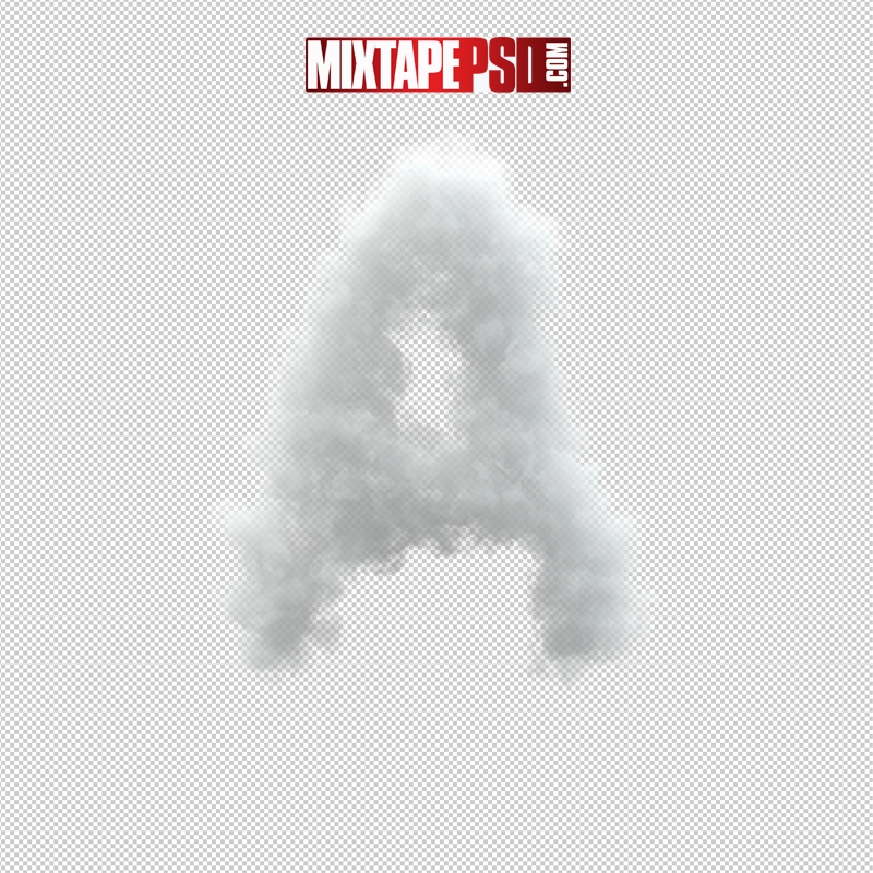 Cloud Font Letter A