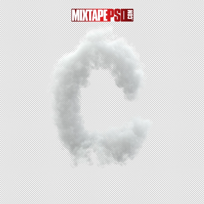 Cloud Font Letter C