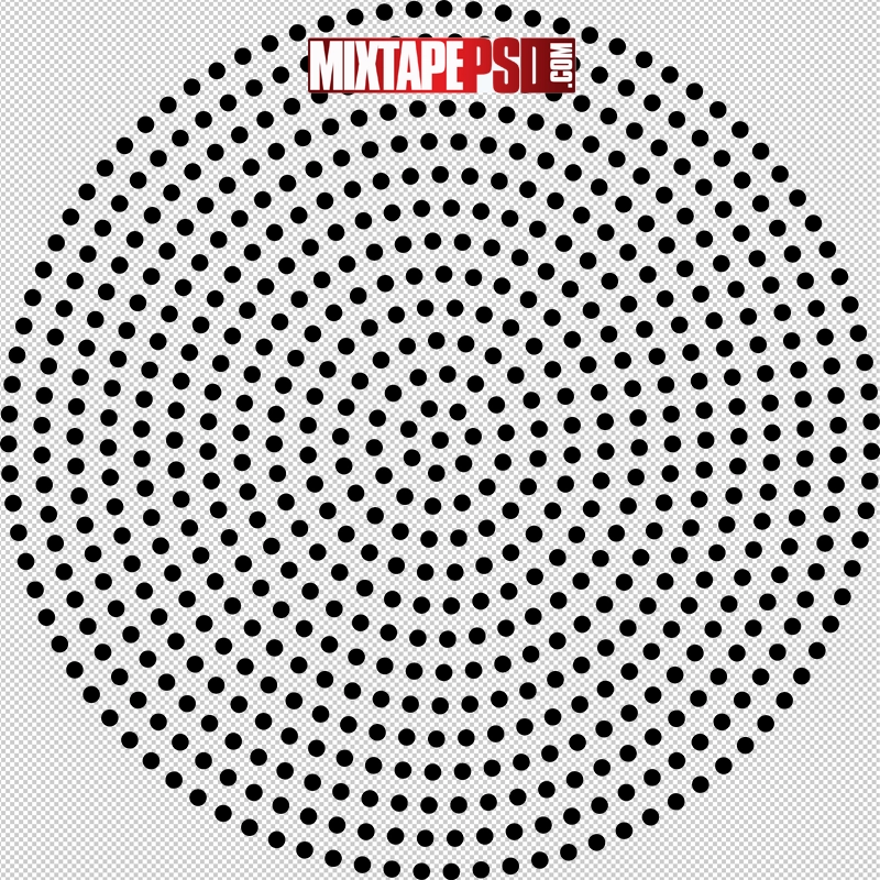 Halftone Circles Texture