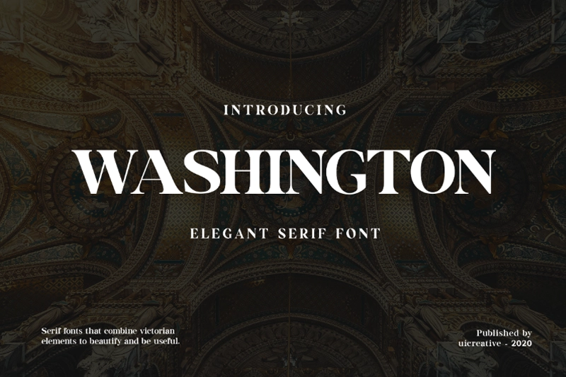 Washington Font Type