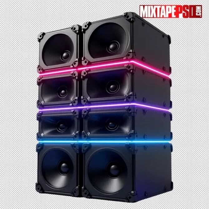 Club speakers with glowing neon lights PNG for party flyers, club speakers with neon lights png, neon speaker png, dj speakers png, party speakers png, transparent speaker png, edm flyer speakers, club flyer assets, music speaker png, speaker lights png, glowing speakers png, concert speaker png, flyer design png, futuristic speakers png, dance club speakers, night event graphics, sound system png, neon audio gear, graphic speaker png, high-energy speakers png, vibrant png assets, photoshop speaker png, dj visual design, mixtape speaker png, rave flyer elements, glowing png speakers