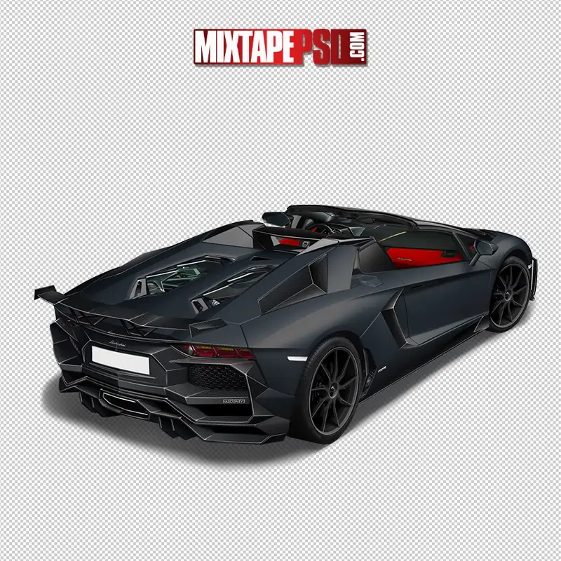 Charcoal Grey Lamborghini PNG