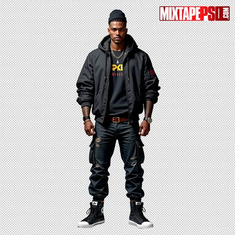 Hip Hop Male Model PNG 5