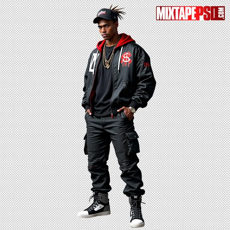 Hip Hop Male Model PNG 6