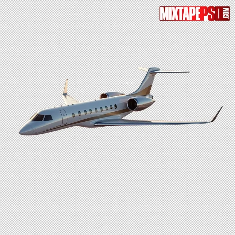 Large Passenger Jet PNG 3