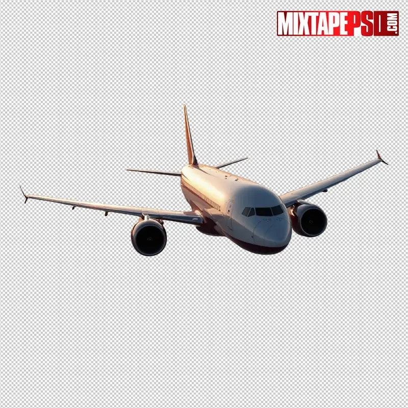 Large Passenger Jet PNG 5