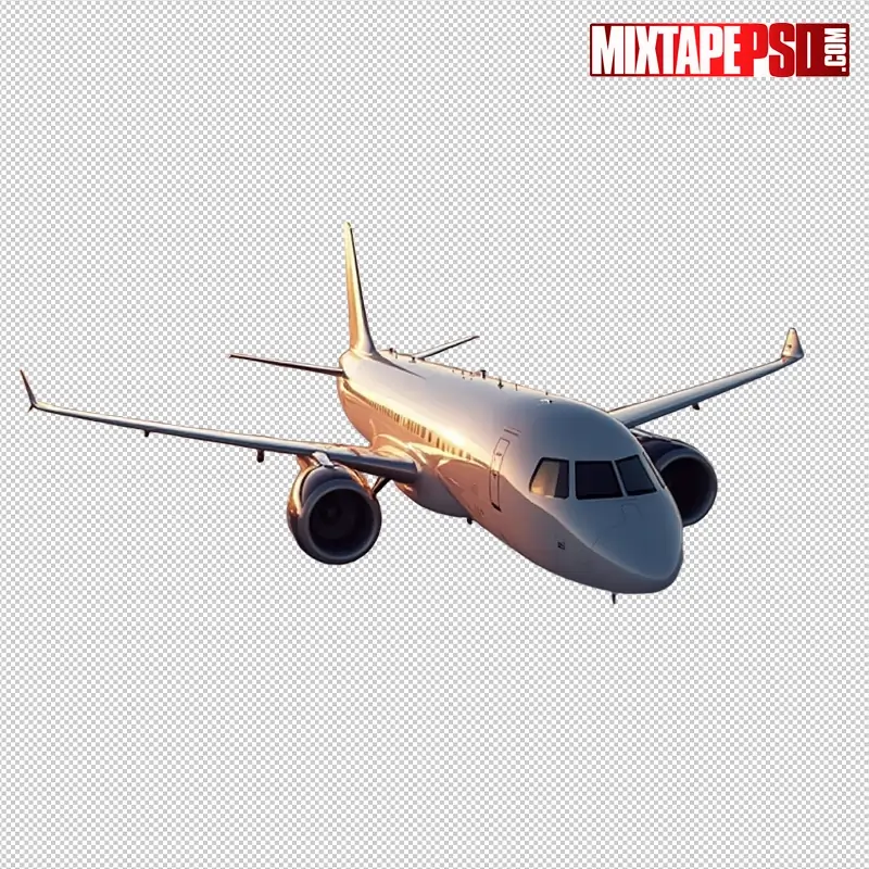Large Passenger Jet PNG 6