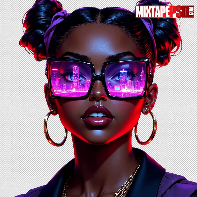 Club Flyer Model PNG 81