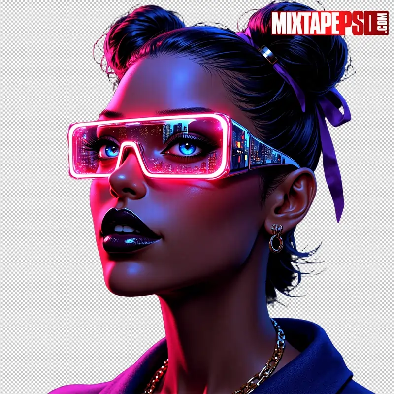 Black Club Flyer Model PNG 83