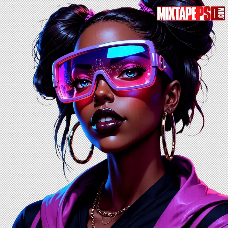 Black Club Flyer Model PNG 89