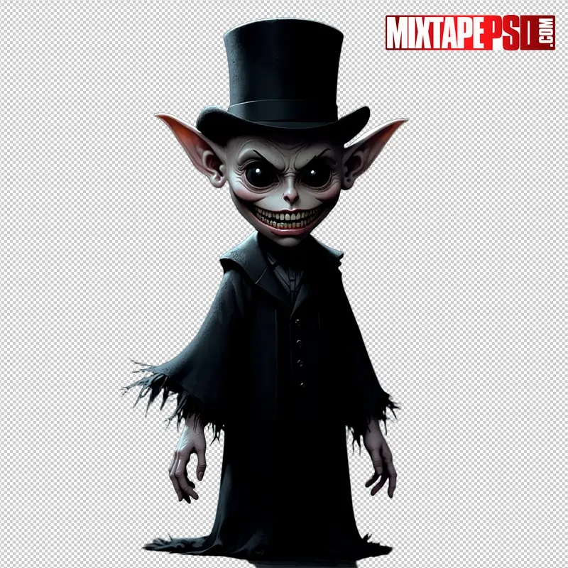 Halloween Chibi Babadook PNG 2