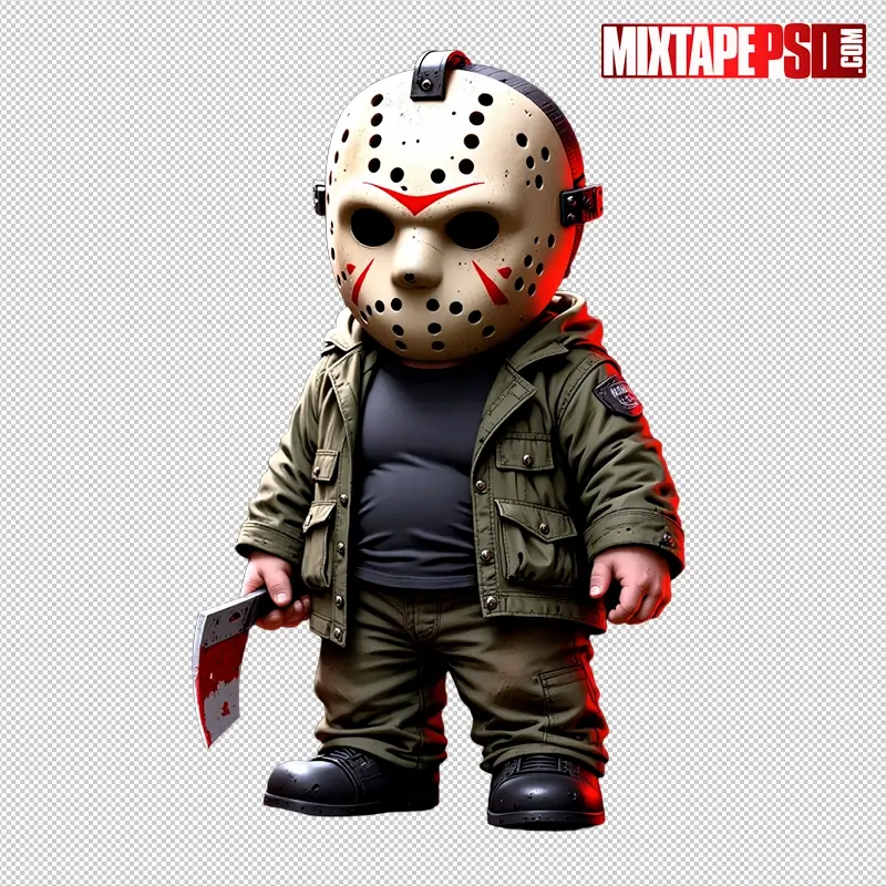 Halloween Chibi Jason PNG 2