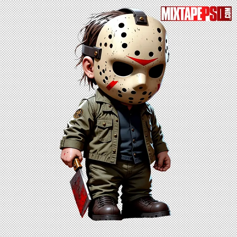 Halloween Chibi Jason PNG