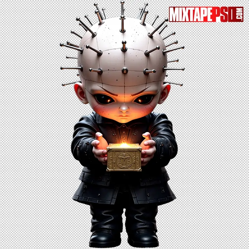 Halloween Chibi PinHead (Hellraiser) PNG 2