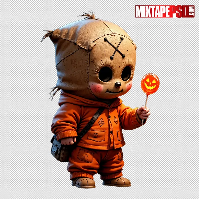 Halloween Chibi Sam PNG (Trick ’r Treat) 2