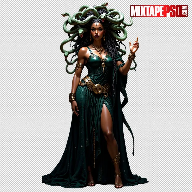 Halloween Medusa PNG 5