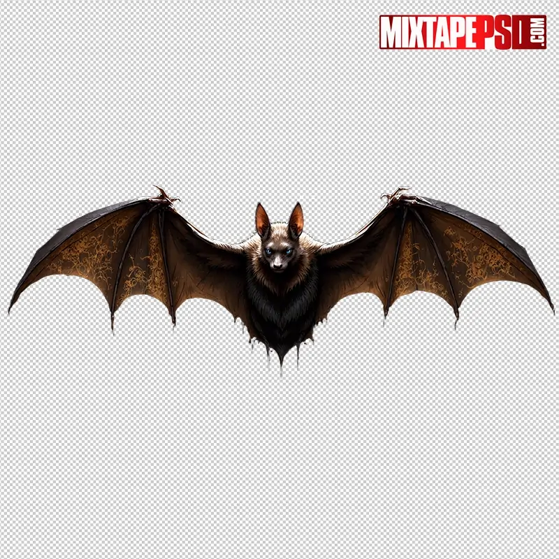 Halloween Scary Bat PNG