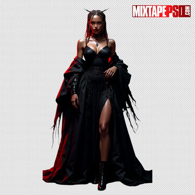 Halloween Vampire Model PNG 11